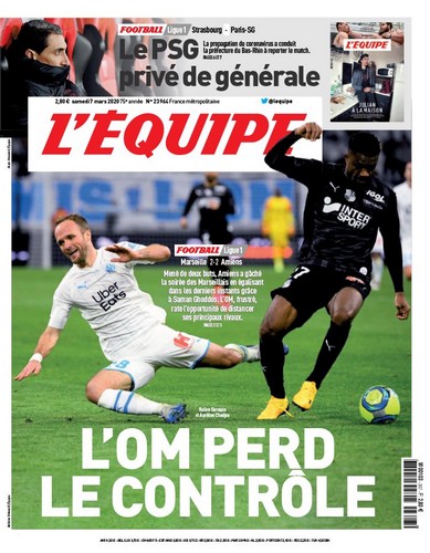 L’equipe du 07 Mars 2020