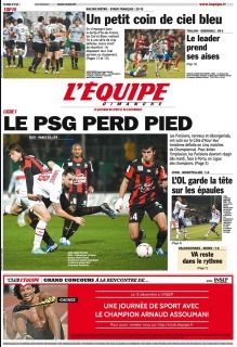 L' Equipe du Dimanche 2 Décembre 2012