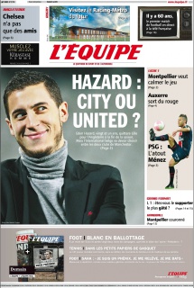 L'equipe Edition du 04 Mai 2012