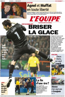 L'equipe Edition du 07 Septembre 2012