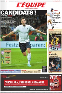 L'equipe Edition du 1er Mars 2012