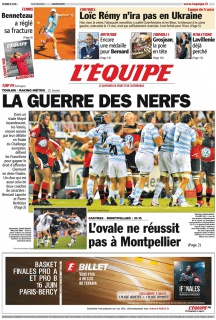 L'equipe Edition du 26 Mai 2012