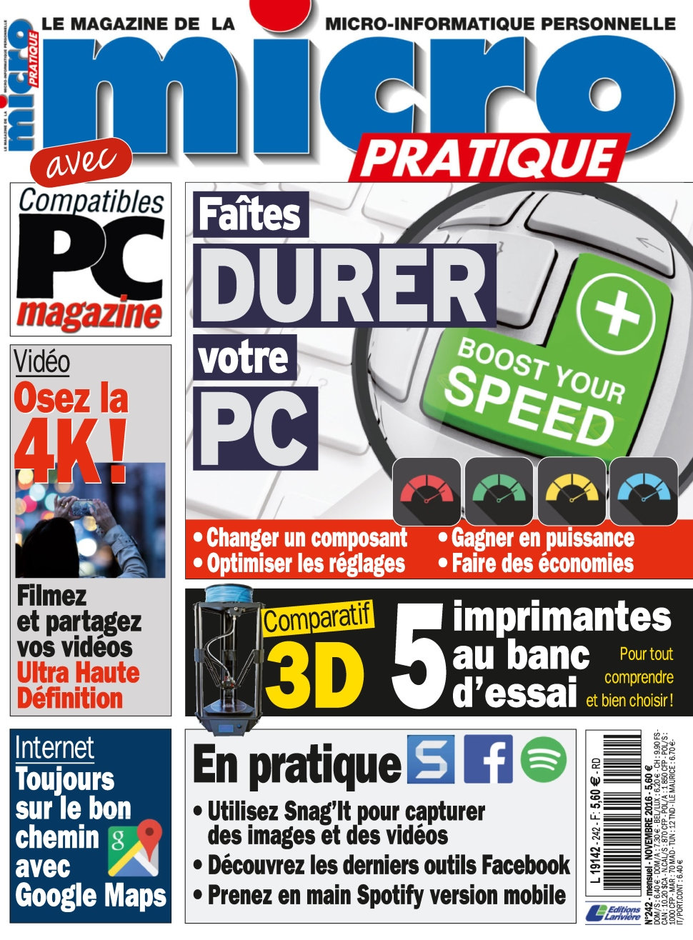 Micro Pratique N°242 - Novembre 2016